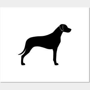 Rhodesian Ridgeback Silhouette Posters and Art